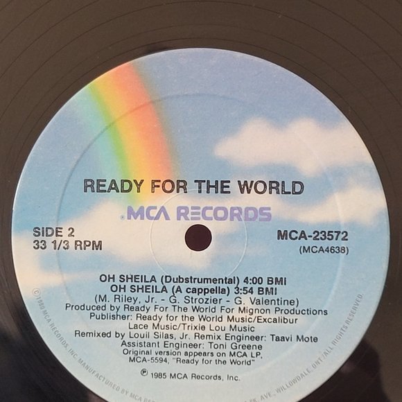 VINTAGE, 1985, READY FOR THE WORLD, OH SHEILA, 12" E.P.!!! - Picture 4 of 5